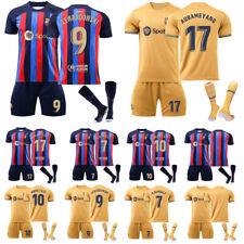 New 2022/2023 Barcelona Adults Kids Football Soccer Training Suits Sportswear for sale  UK