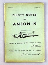 Avro anson pilots for sale  LONDON