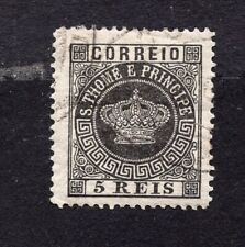 Selo São Tomé e Príncipe 1870-77 Mi#1A usado CV=2,7$ comprar usado  Enviando para Brazil