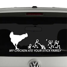 Adesivo de vinil My Chicken Ate Your Stick figura família comprar usado  Enviando para Brazil