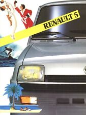 Renault prospekt 1983 gebraucht kaufen  Gladbeck