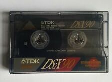 Cassette de audio TDK DSX 90.  Sin usar sin escritura en casete o inserto segunda mano  Embacar hacia Argentina