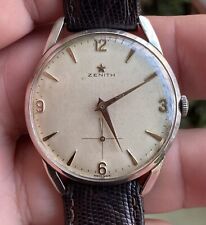 Vintage ZENITH Star Cal.40 relógio masculino manual estado de funcionamento comprar usado  Enviando para Brazil