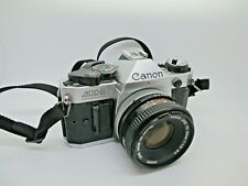 Używany, Canon AE-1 Program 35mm SLR Film Camera + 50mm 1:1.8 Obiektyw Canon DZIAŁA ŚWIETNIE!!! na sprzedaż  Wysyłka do Poland