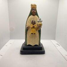Virgen De La Monserrate Woodcarving By Domingo Orta Puerto Rico Santos De Palo, used for sale  Shipping to South Africa