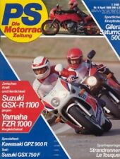 PS8904 + SUZUKI GSX-R 1100 vs. YAMAHA FZR 1000 + GILERA Saturno 500 + PS 4/1989 segunda mano  Embacar hacia Argentina