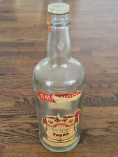 Botella grande de vidrio vintage de 1 galón de vodka Smirnoff | Ver fotos  segunda mano  Embacar hacia Argentina