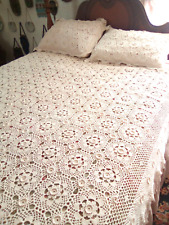 Vtg crochet bedspread for sale  Griggsville