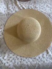 Straw sun hat for sale  FARINGDON