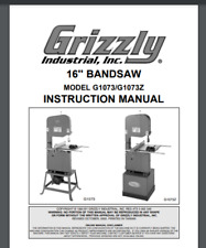 Grizzly bandsaw g1073 for sale  Wilton