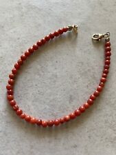 Sterling silver coral usato  Torino