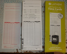 100 time cards for sale  New Bloomfield