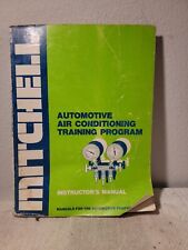 Manual do instrutor programa de treinamento de ar condicionado automotivo Mitchell 1982 comprar usado  Enviando para Brazil