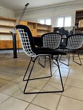 Verdadeiro Vintage 1x Cadeira Knoll International Harry Bertoia Anos 90 Preto Branco comprar usado  Enviando para Brazil