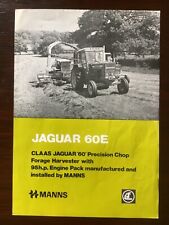 Claas manns jaguar for sale  BRISTOL