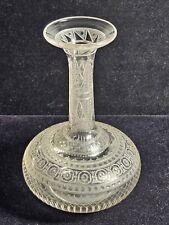 Soberbo vaso de vidro antigo fino gravado em roda de cobre século XIX inglês comprar usado  Enviando para Brazil