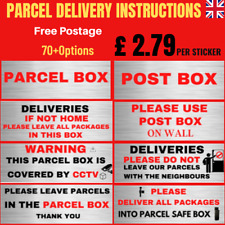 Parcel instructions signs for sale  DEWSBURY