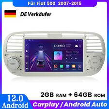 Do Fiat 500 2007-2015 Carplay Radio samochodowe 2 + 64G GPS NAVI BT DSP WIFI DAB + Android na sprzedaż  Wysyłka do Poland