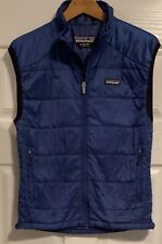 Patagonia Micro Puff Men’s Ultralight Vest Channel Blue Primaloft Small Free Shp for sale  Shipping to South Africa