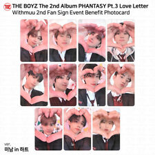 Usado, Cartão fotográfico benefício The Boyz Phantasy Pt.3 Love Letter Withmuu 2ª placa de fã KPOP comprar usado  Enviando para Brazil