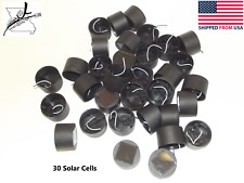 30x Small Solar Cells 2 V Volt Project Cells Cheap Panels In USA 1.8" Round Lot for sale  Shipping to South Africa