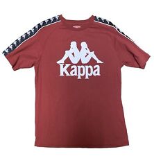 Camiseta para hombre Kappa manga corta 222 banda Coen con logotipo gráfico rojo mediano, usado segunda mano  Embacar hacia Argentina