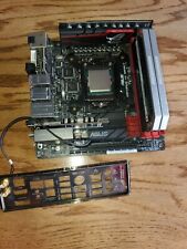 USED Asus MAXIMUS VII IMPACT Intel Z97 Motherboard 1150 mITX 4700k CPU  16gb RAM, used for sale  Shipping to South Africa