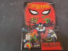 Spider-Man Super Nintendo SNES solo manual de instrucciones, usado segunda mano  Embacar hacia Argentina