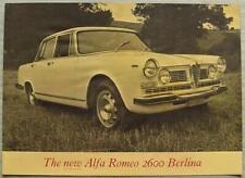 Alfa romeo 2600 for sale  LEICESTER