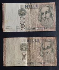 Banconote 1000 lire usato  Massa Di Somma
