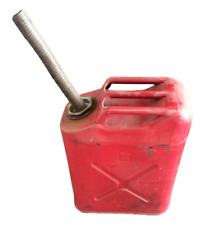 Vintage USMC 5 Gallon metal gas can DOT5L 20-5-78 red Jerry jeep military Fuel  for sale  Shipping to South Africa