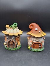 2 estatuetas de casa de floresta de jardim de fadas 4"  comprar usado  Enviando para Brazil