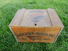 Vintage budweiser wooden for sale  Halethorpe