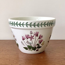 Portmeirion Flower Cache Pot The Botanic Garden White Porcelain Mixed Florals for sale  Shipping to South Africa