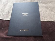 Aston Martin VANQUISH Broszura Katalog Katalog ANGIELSKI 20 stron RZADKI na sprzedaż  PL