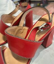 red buckles sandal heels for sale  Grapevine
