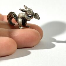 Miniatura scoiattolo argento usato  Roncello