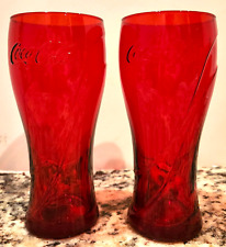 red coca cola glasses for sale  Kempner