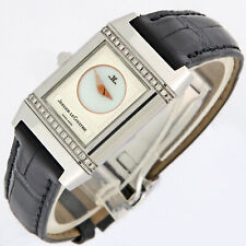 Relógio feminino Jaeger LeCoultre Reverso Duetto diamante MOP SS 266.8.44 20.5x33mm comprar usado  Enviando para Brazil