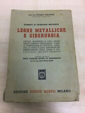 Libro leghe metalliche usato  Poggibonsi