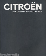Citroen prospekt 1992 gebraucht kaufen  Gladbeck