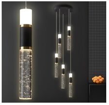 Luminárias pendentes, 5 luzes pendentes ilha de cozinha, pendente de LED moderno... comprar usado  Enviando para Brazil