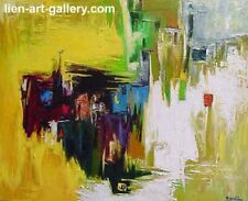  Abstract Vietnam Orig oil painting Nguyen Bui Hien b1975 HIFAC 2001 for sale  Shipping to Canada