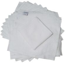 Usado, Pacote com 12 panos de algodão Manchester Mills 12 x 12 branco pano para lavatório facial comprar usado  Enviando para Brazil