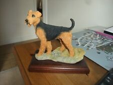 Delightful figurine airedale for sale  BOURNE