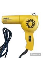 Used, Vintage Hair Dryer Clairol Mini Salon 1250 Yellow Works Great for sale  Shipping to South Africa