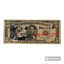 Banconota dollari firmata usato  Vistrorio
