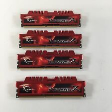 Lot of 4 G.SKILL Ripjaws 32GB(4 x 8GB) PC3-12800 DDR3 Memory -F3-12800CL9D-8GBXL for sale  Shipping to South Africa