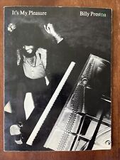 Billy Preston It's My pleasure 1975 Almo RARE Cancionero Acordes de piano/voz/guitarra segunda mano  Embacar hacia Argentina