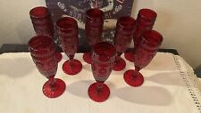 Set red glass for sale  Concord